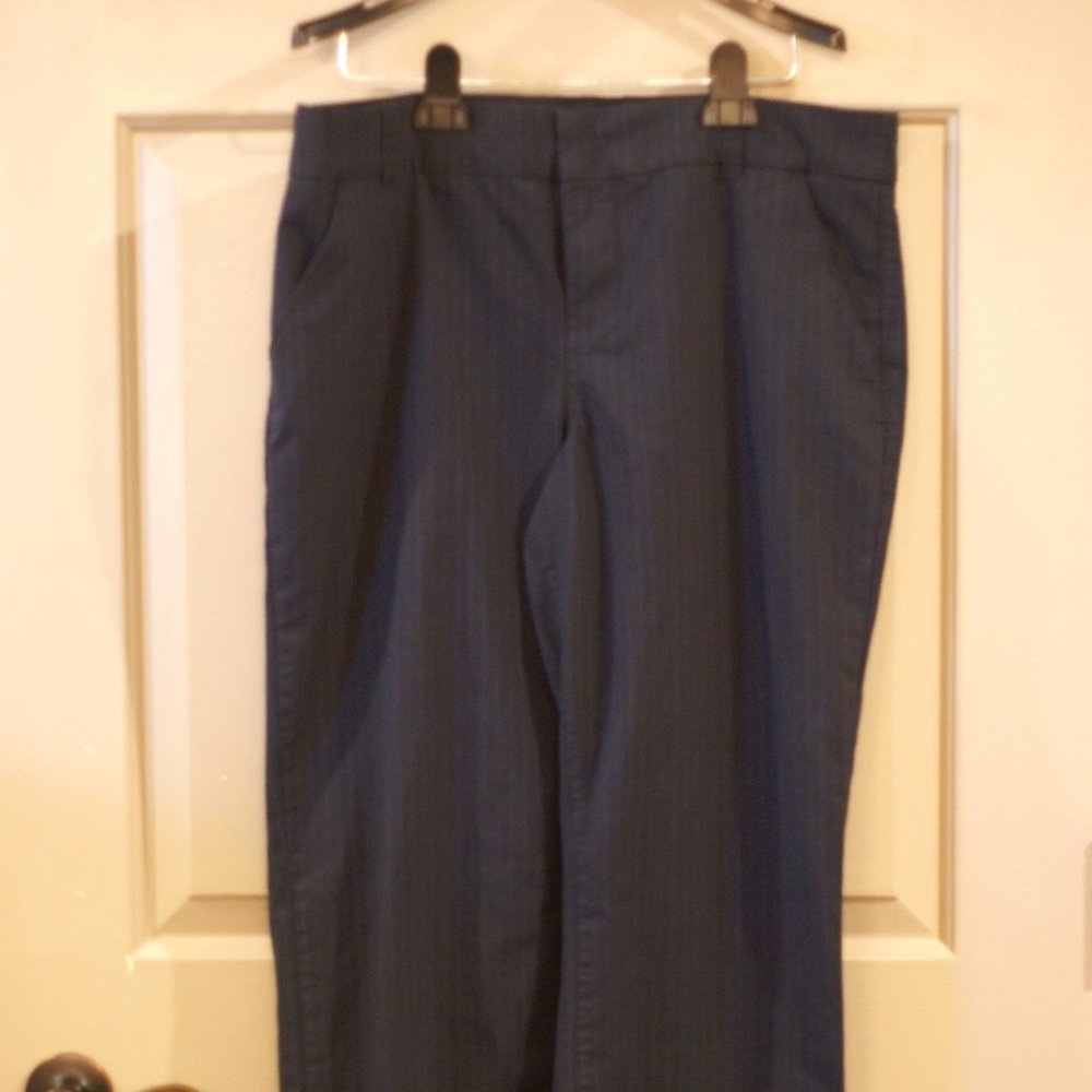 14 P Sonoma Dark Blue with Stripe Slacks